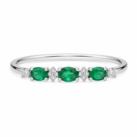 Ring Donna Oro Woman in Gold Smeraldi+Diamanti LAE13588.003